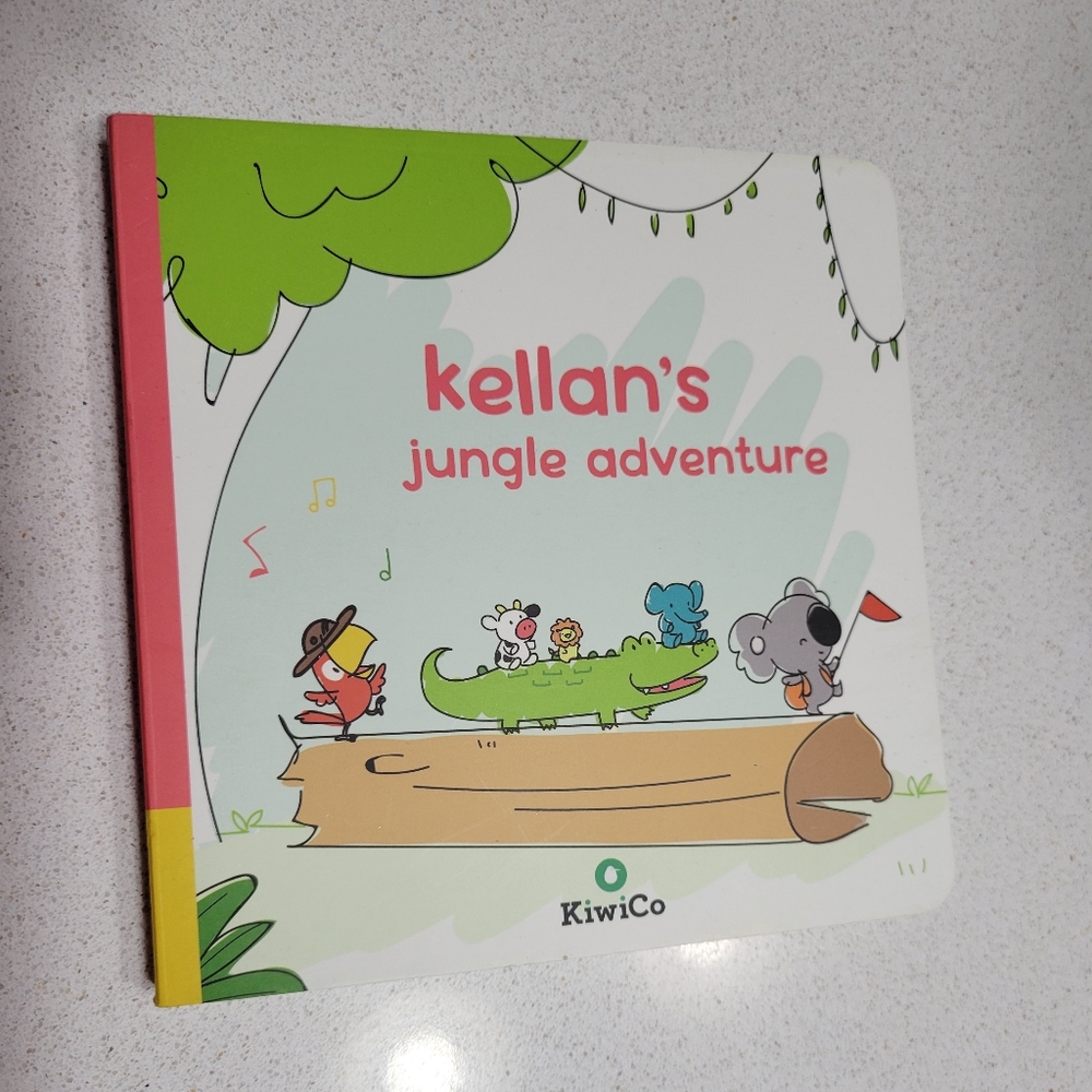 Kellan's JUNGLE ADVENTURE KiwiCo Board Book